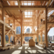 Cross laminated timber- aka clt timber adds increased resistance to flammability