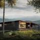 An image of a net zero home. Passive solar is a big part of what makes a green, sustainable home design.