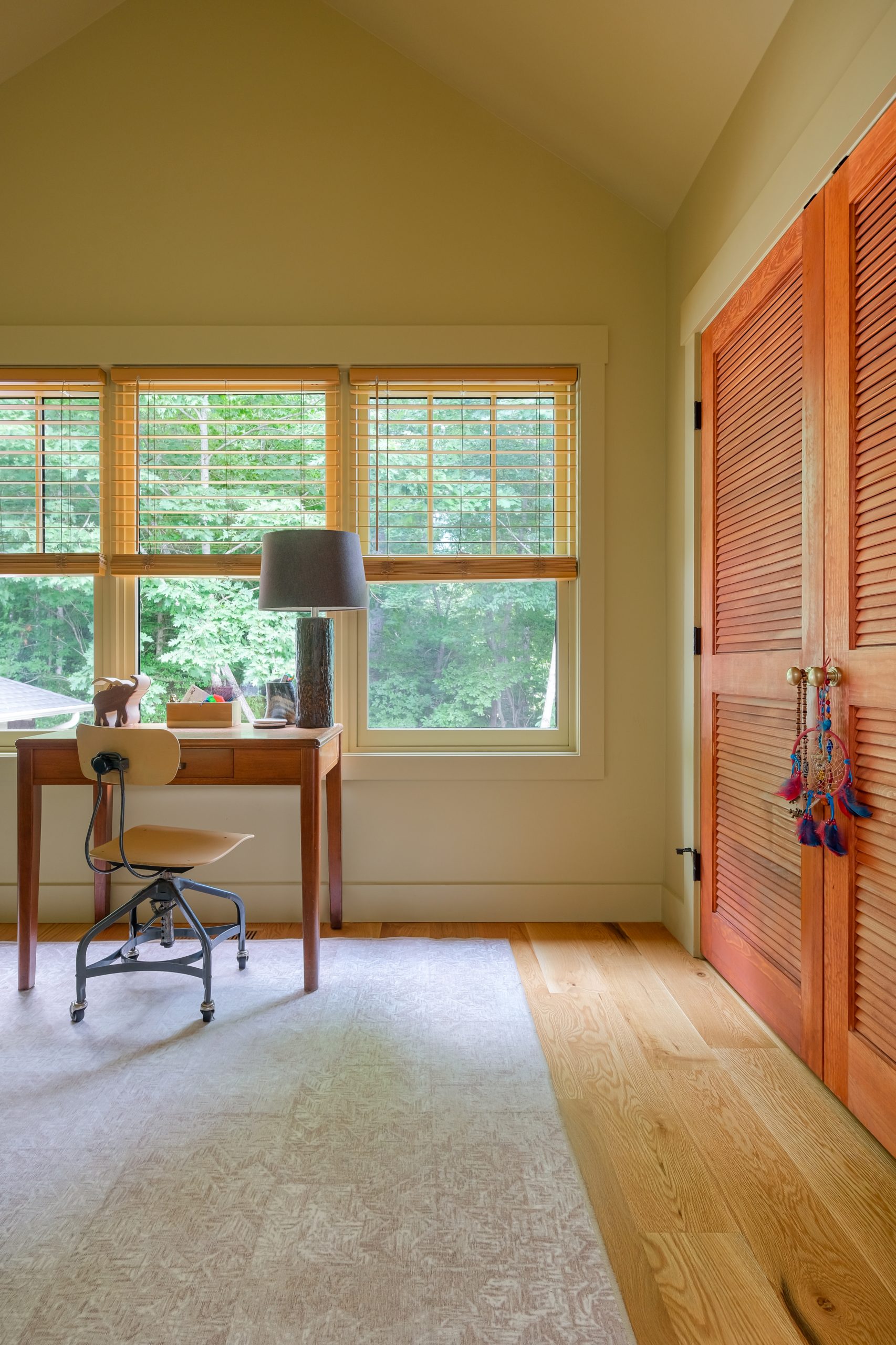 Home office design in Asheville Custom Home