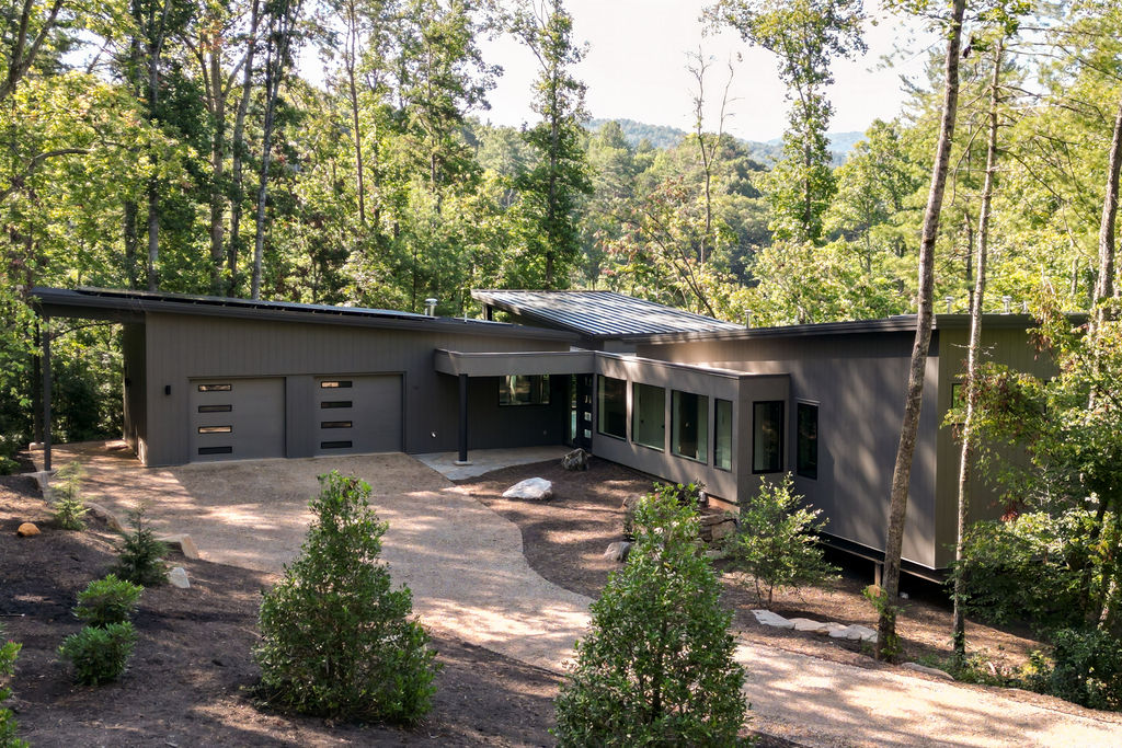 Single floor home in Asheville built to be a forever home.