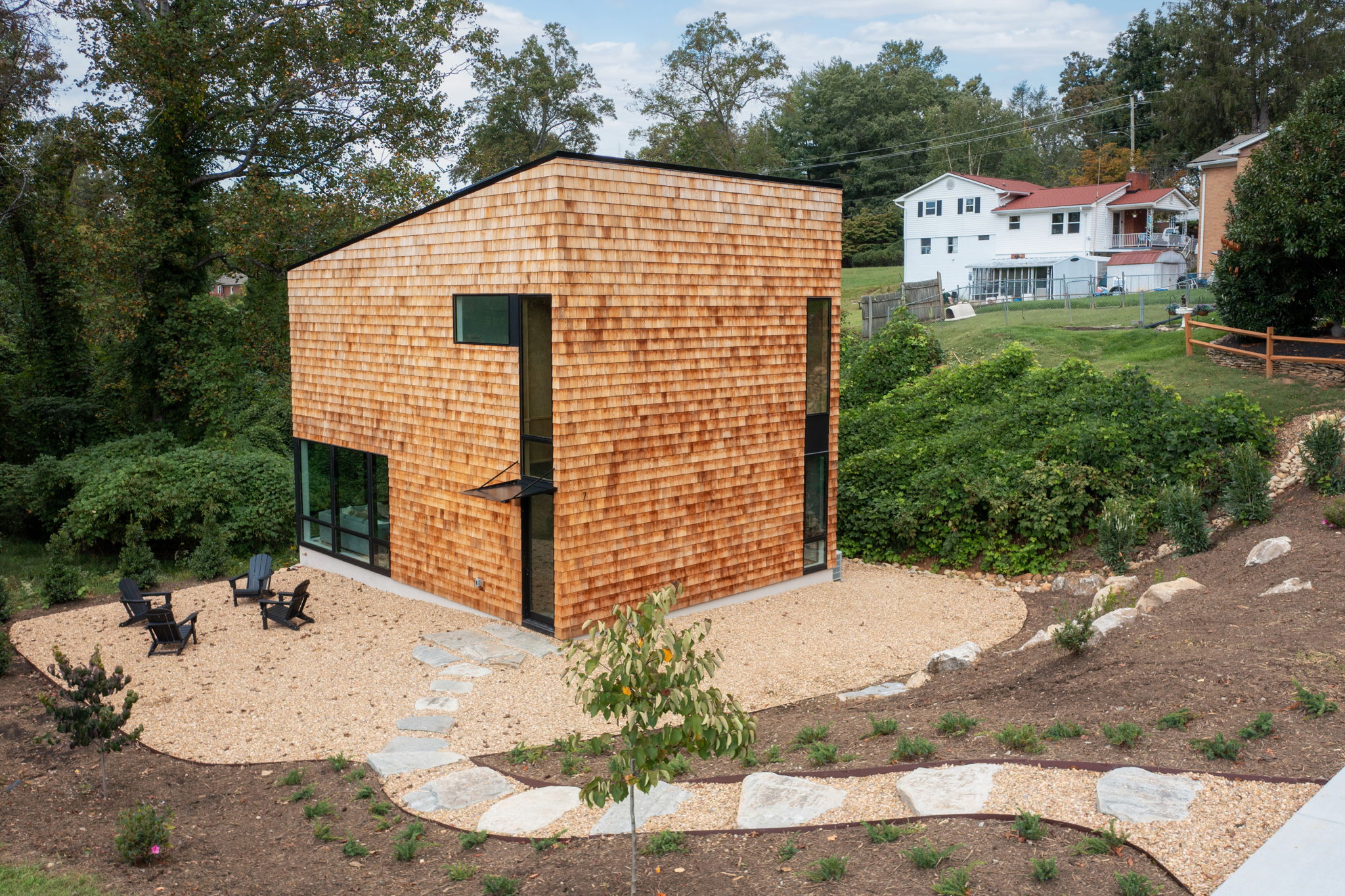 Custom home designed by Assembly AB using sustainable techniques