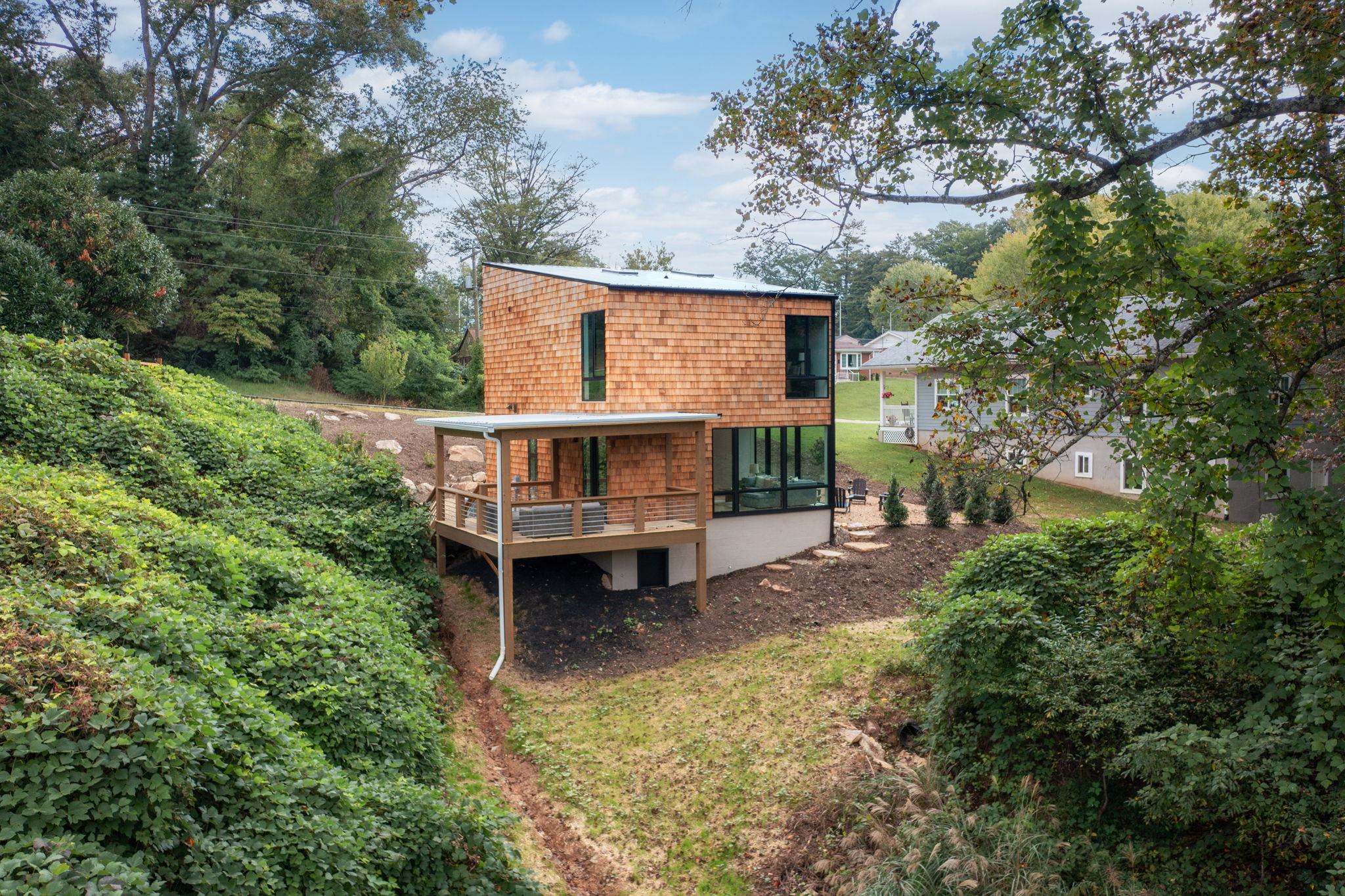 custom home designed by Assembly AB using sustainable techniques