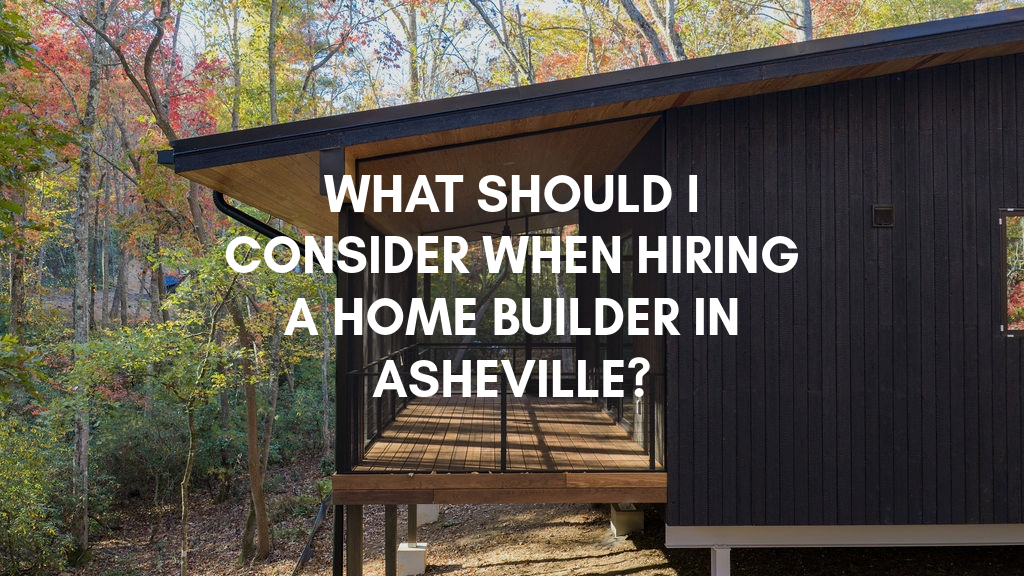 Modern sustainable custom home exterior built by Assembly Architecture + Build in Asheville, NC